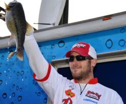 Co-angler Aaron Britt of Yuba City, finished the EverStart Lake Shasta event in second place.