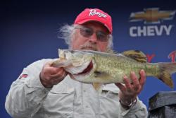 This chunky bass helped move Jerry Propst into the third-place spot.