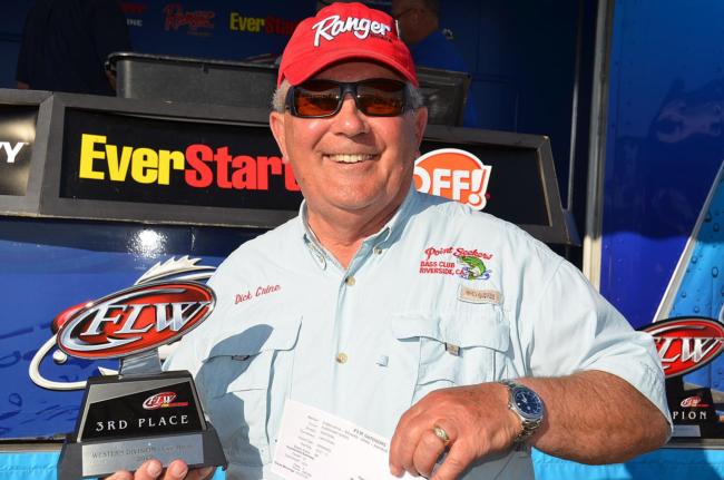 Fishing in only the second tournament of his career, Richard Crine of Anaheim, Calif., finished the EverStart Lake Havasu event in third place.
