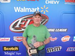 Bill Naron of Huntingtown, Md., won the Co-angler Division at the March 17 Walmart BFL Piedmont Division event at Kerr Lake after netting a total catch weighing 12 pounds. Naron took home over $1,700 in prize money.