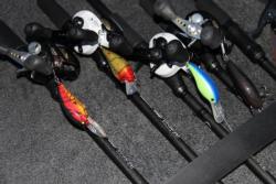 A variety of crankbait colors and styles will be a key part of the Delta angler