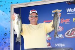 Randy Rose topped the co-angler field on day one.