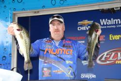 Rich Dalbey made a big move up to fifth place on day two.