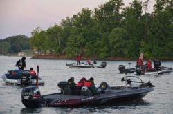 Opening takeoff at the 2012 FLW College Fishing National Championship is about to commence.