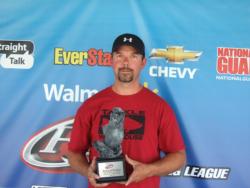 Wayne Crouch of Jamestown, Tenn., won first place on the Co-angler side in the April 14 Walmart BFL Mountain Division event on Lake Cumberland with a weight of 10 pounds, 10 ounces. Crouch took home just over $2,000 in winnings. 