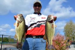 Co-angler Mike Rychard of Anderson, Calif., grabbed third place overall with a total catch of 22 pounds, 10 ounces.