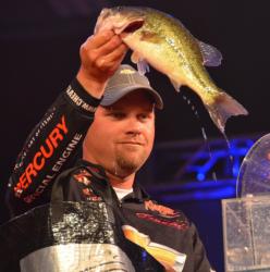 Luke Clausen slipped to third after catching a 12-pound limit Sunday.