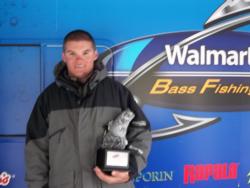 Cody Wayne Hall of Xenia, Ohio, took the co-angler title in the April 28 Buckeye Division event on Indian Lake with a total catch of 7 pounds, 13 ounces. Hall was awarded over $2,000 in prize money.