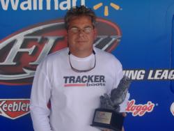 Co-angler Tommy Dove of Ethelsville, Ala., won the April 28 Mississippi Division event on the Columbus Pool with a total catch of 9 pounds, 14 ounces. Dove was awarded nearly $2,000 in prize money.