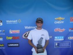 Anthony Lively of Lincolnton, Ga., won the co-angler title in the April 28 Savannah River Division event on Lake Russell with a total catch of 11 pounds, 6 ounces. Lively was awarded close to $2,000 in winnings. 