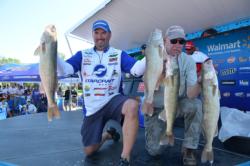 Local pro Greg Yarbrough of Port Clinton, Ohio, brought 37 pounds, 8 ounces to the scales on day two.
