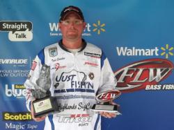 Jonathan Saddler of Bristol, Tenn., won the co-angler title at the May 12 Volunteer Division event on Douglas Lake with a total catch of 25 pounds. For his efforts he took home over $1,600 in prize money. 
