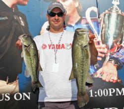 South Carolina boater Conrad Bolt followed postspawn fish that he located during pre-practice.