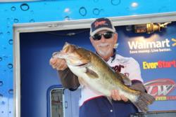 Glen Freeman fished deep points with plastics and jigs and rose to second place on day two.