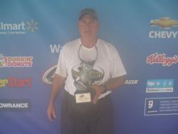 Co-angler Joe Nance of Pearland, Texas, won the June 9 Cowboy Division event on Bayou Black with a weight of 10 pounds, 5 ounces. For his efforts he was awarded over $1,100 in winnings. 