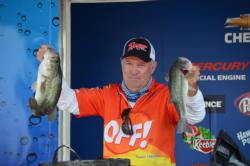 Ranger pro Nick Gainey weighed a three-day total of 35 pounds, 11 ounces to take home second. 