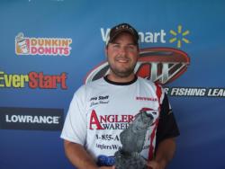 Co-angler Justin Kimmel of Athens, Ga., won the June 16 Bulldog event on Lake Oconee with a total weight of 10 pounds, 14 ounces. He took a check worth close to $2,000 for his efforts. 