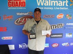 Co-angler Michael Gray of Stoddard, Wis., won the June 16 Great Lakes Division event on the Wolf River Chain with a total catch of 14 pounds, 6 ounces. For his efforts, Gray took home over $2,200 in prize money. 