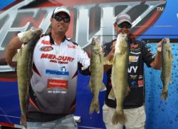 Chevy pro Jason Przekurat and co-angler Kevin Yancey brought 17 pounds, 3 ounces to the scales and sit in second place.