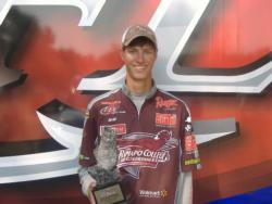 Co-angler Joseph Zapf of Whippany, N.J., won the July 14 Northeast Division event on Oneida Lake with a total weight of 17 pounds. He walked away with a check for close to $2,000 in winnings. 