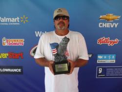 Co-angler Don Benson of Eufaula, Okla., won the July 21 Okie Division event on the Arkansas River with a total catch of 11 pounds, 4 ounces. For his efforts, Benson took home a check worth over $1,700. 