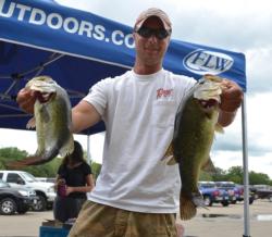 Dan McGarry sits in second place in the Pro Division with a two-day total of 20 pounds even.
