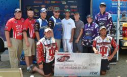 The top five teams from the Mississippi River event qualified for the Central Division Regional.