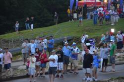 A good crowd was on hand to witness opening takeoff at the 2012 Forrest Wood Cup.