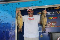 Bill Chapman fished the St. Lawrence River and took third place on day one.
