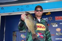 James Mignanelli shares the co-angler lead with 18-10.