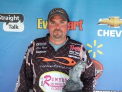 Co-angler Chris Rush of Louisville, Ill., won the final event of the Illini Division season on Lake Shelbyville with a two-day total weight of 8 pounds, 15 ounces. For his effort, Rush was awarded almost $2,000 in winnings. 