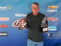Co-angler Ron Lane of Flagler Beach, Fla., won the Volunteer Division event on Watts Bar Lake with a two-day total weight of 19 pounds, 9 ounces. 