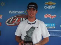 Co-angler Justin Sward of Birmingham, Ala., won the Sept. 15-16 Super Tournament for the Choo Choo Division on Guntersville with a total weight of 26 pounds, 6 ounces. He won nearly $3,000 for his efforts.