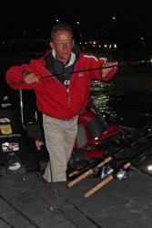 Ohio pro  Charlie Hartley said that junk fishing will be his overall game plan.