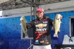 Chevy pro  Luke Clausen had three quality bass, but couldn