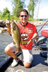 Vatalaro says tubes are great finesse lures that can be made to imitate baitfish or crawfish.