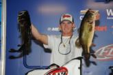 Kyle Monti of Okeechobee, Fla., landed in fourth place after day one with a five-bass limit weighing 21 pounds, 5 ounces. 