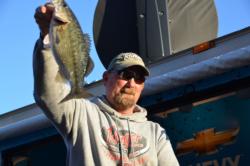 Pro Jeff Michels of Lakehead, Calif., finished the day in third place after recording a total, two-day catch of 23 pounds, 15 ounces. 