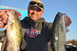 Jack Farage of Discovery Bay, Calif., took over the top spot in the Co-angler Division after registering a total, two-day catch of 20 pounds, 7 ounces.
