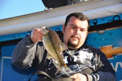 Co-angler David Avina of Sun City, Calif., managed a fourth-place finish at Lake Oroville with a total catch of 27 pounds, 6 ounces.