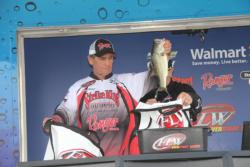 Dan Wilson took fourth place in the co-angler division. 