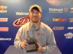 Co-angler Dustin Shirley of Royston, Ga., won the Walmart BFL Savannah River Division event on Lake Keowee. Shirley landed a total catch of 12 pounds, 11 ounces to net nearly $2,900 in winnings. 