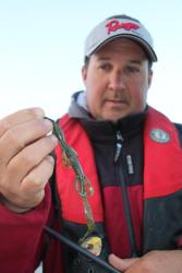 Local pro Stephen Johnston will spend a lot of time fishing a Texas-rigged lizard on day one.