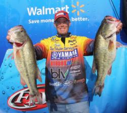 After starting shallow, Keith Combs moved offshore and added a few more good fish to his sack.