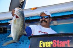 Gerard Thomas of Ralston, W.Va., landed a 5-pound, 8-ounce largemouth to net the day's big-bass honors in the Co-angler Division.