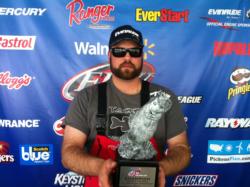 Co-angler Doron Pardo of Monroe, La., won the March 23 Cowboy Division event on Sam Rayburn with only four bass that weighed 15 pounds. Pardo walked away with over $2,000 for his victory. 