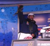 Jim Austin of Lithonia, Ga., leads the Co-angler Division of the EverStart Series Southeast Division with 17 pounds, 13 ounces.