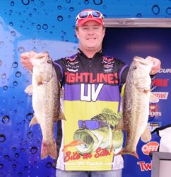 Pro Barry Wilson of Birmingham, Ala., rounds out the top five with a two-day total of 37 pounds, 7 ounces.
