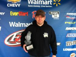Co-angler Joe Dietz of Ofallon, Mo., won the April 27 Ozark Division event on Stockton Lake with four bass that weighed 9 pounds, 5 ounces. For his efforts, Dietz earned a check worth over $1,600. 
