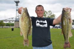 Pro Jeff Suratt of Leoma, Tenn., used a catch of 26 pounds, 3 ounces, to finish the day in third place.